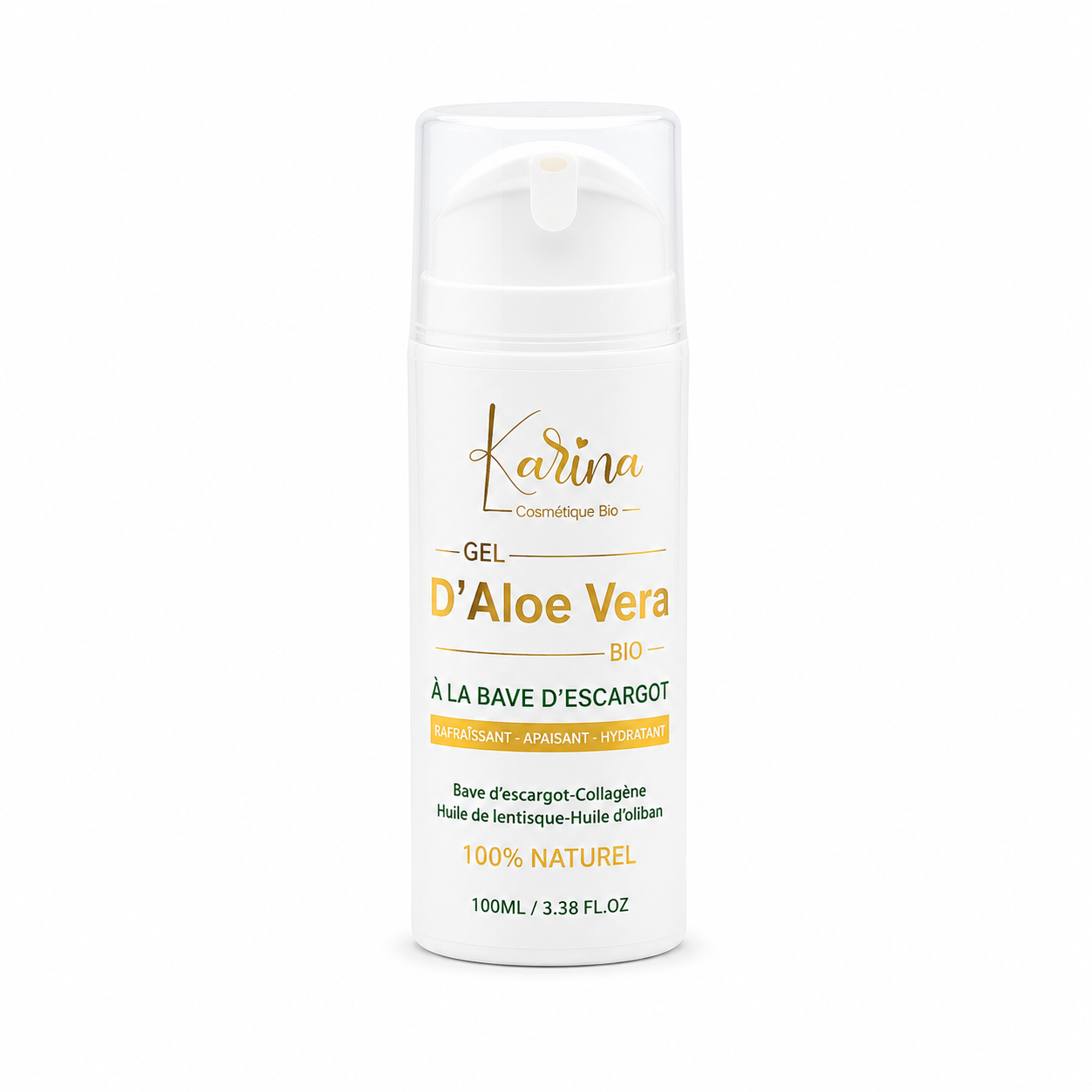 Crème d’aloe vera à la bave d’escargot 100 ml