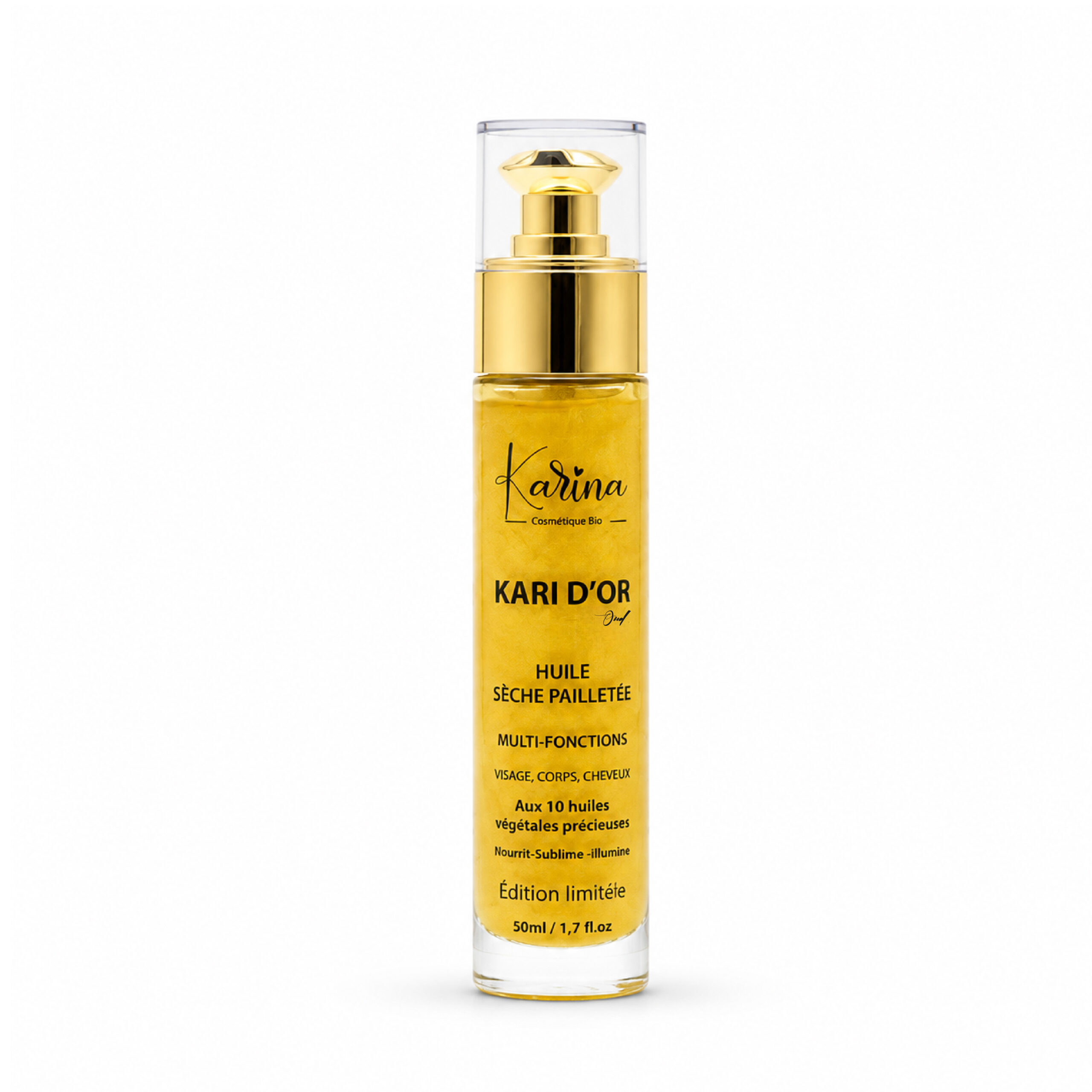 Huile sèche pailletée Oud 50 ml