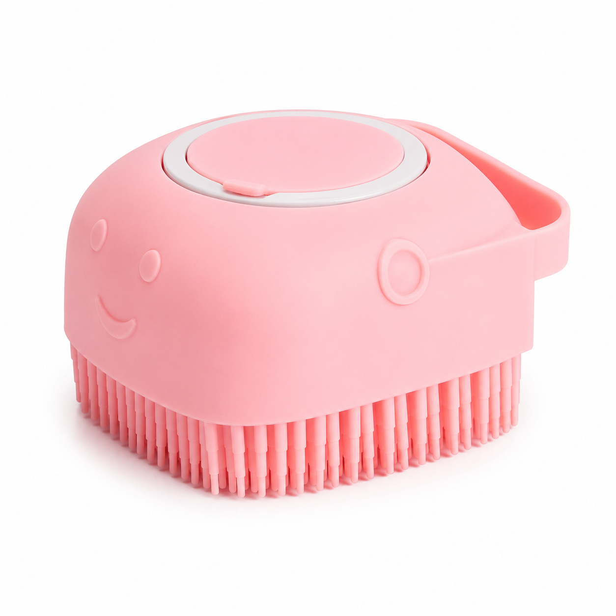 Brosse de Douche en Silicone avec Distributeur de Gel